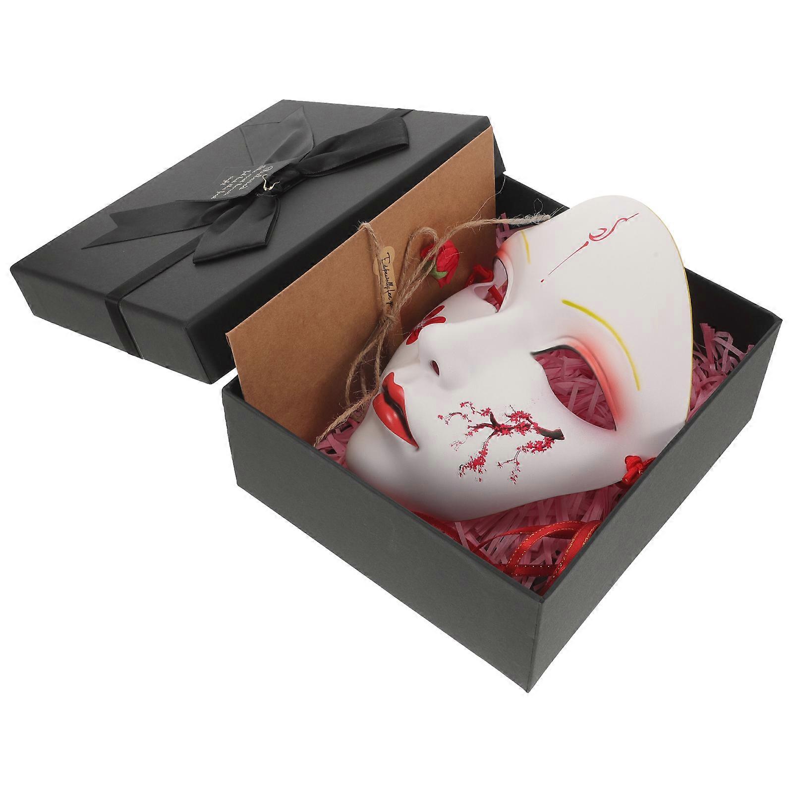 Masquerade Mask Full Face Halloween Mask for Party Use 4Pcs Set