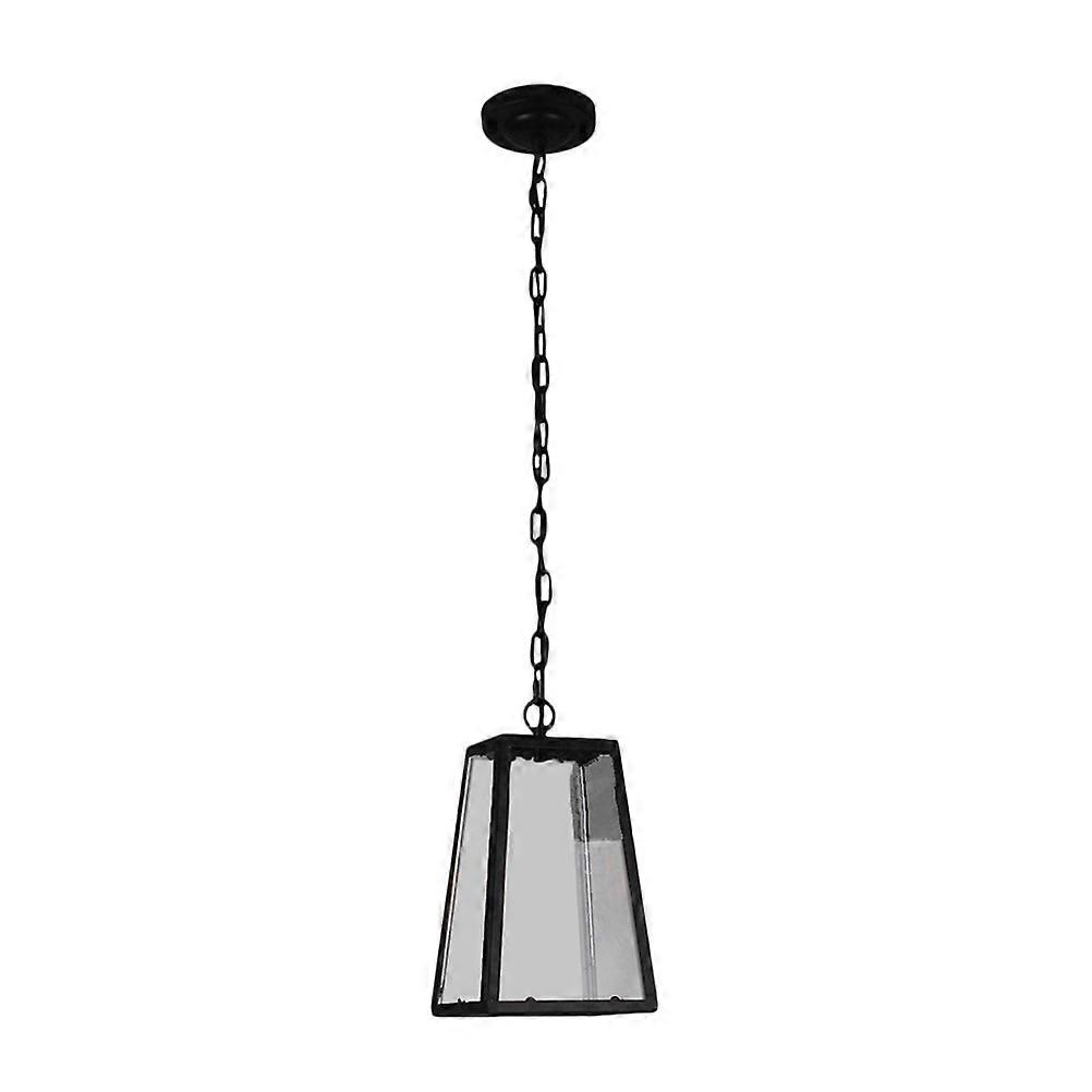 Modern Rectangular Hanging Light Fixtures For Study Corridor Balcony 10.2x6.7x16.5in 3Pcs
