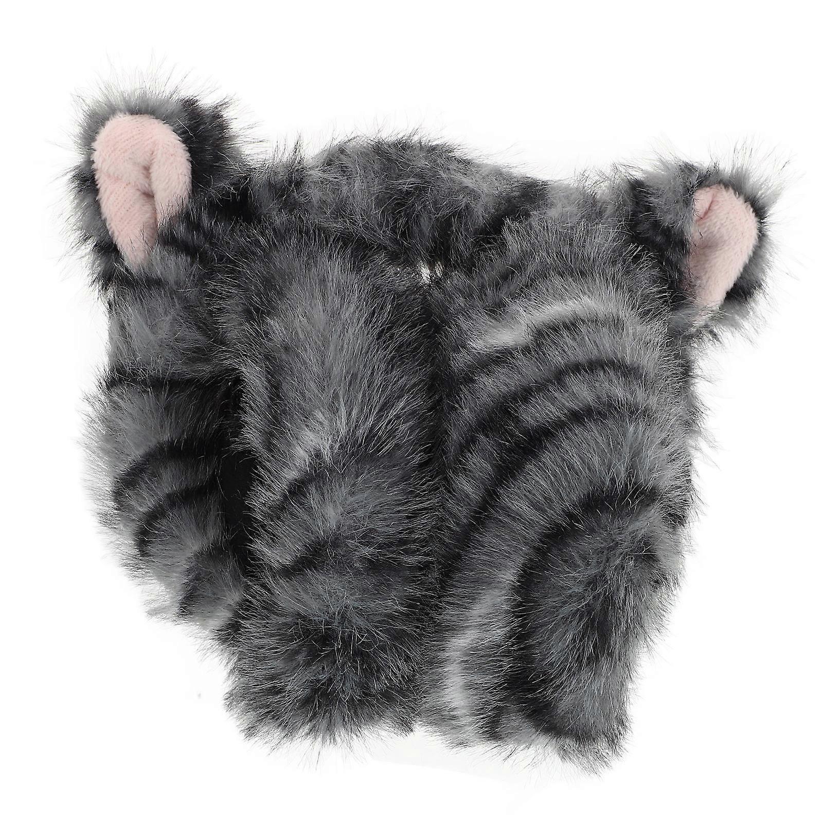 3Pcs Cute Ear Muff For Unisex Use Designed For Men And Women In Grey Color Providing Foldable Warmth