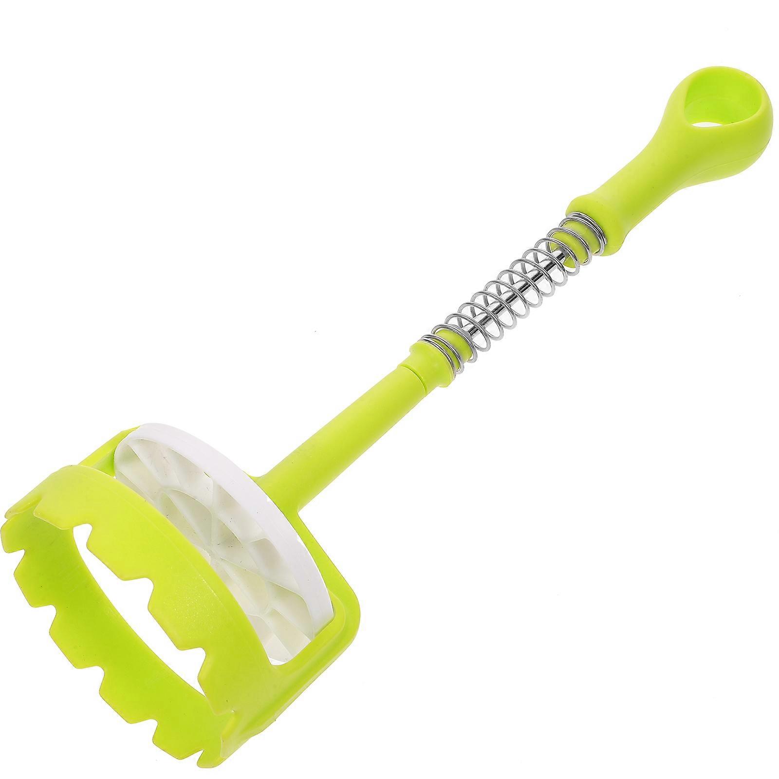 Kitchen Supplies Potato Masher Spring Push Type Presser 3Pcs Set