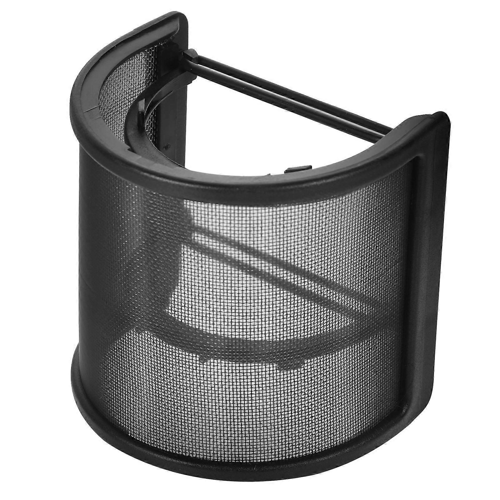 Microphone Wind Muff Handheld Mic Shield Users of Microphones U Shaped Practical Protection Black 1Set