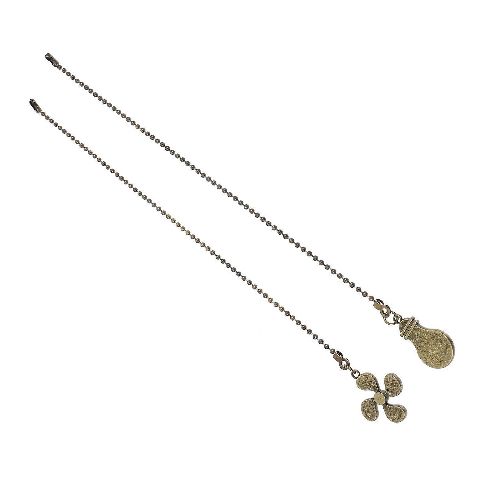 Ceiling Fan Pull Chains Decorative Lamp Pull Chain Simple and Elegant Ceiling Fan Chains 2Pcs