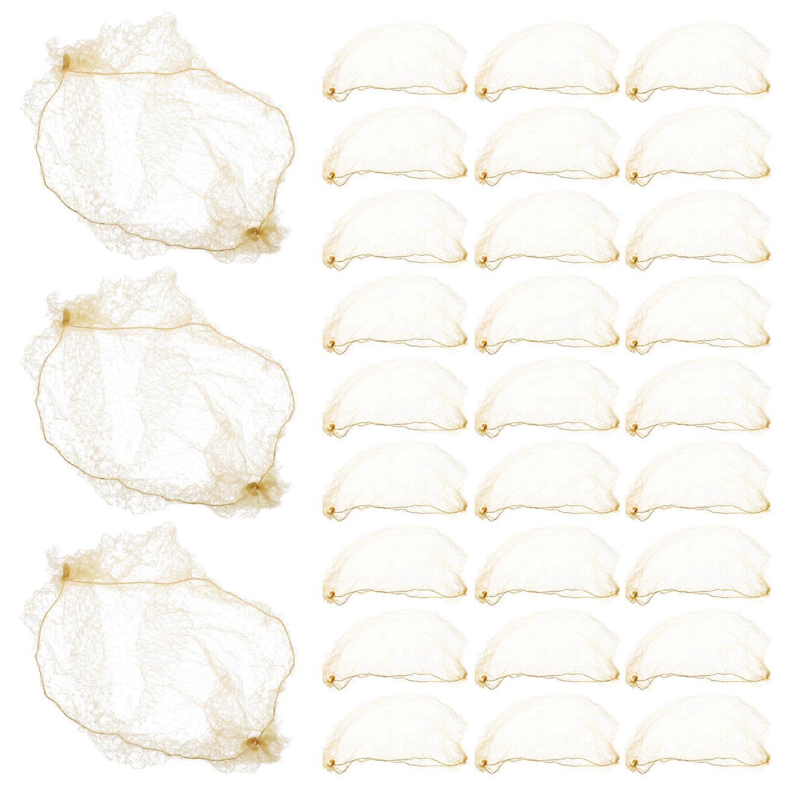 Golden Ballet Hair Nets for Dance Bun for Replacement 180Pcs Mesh