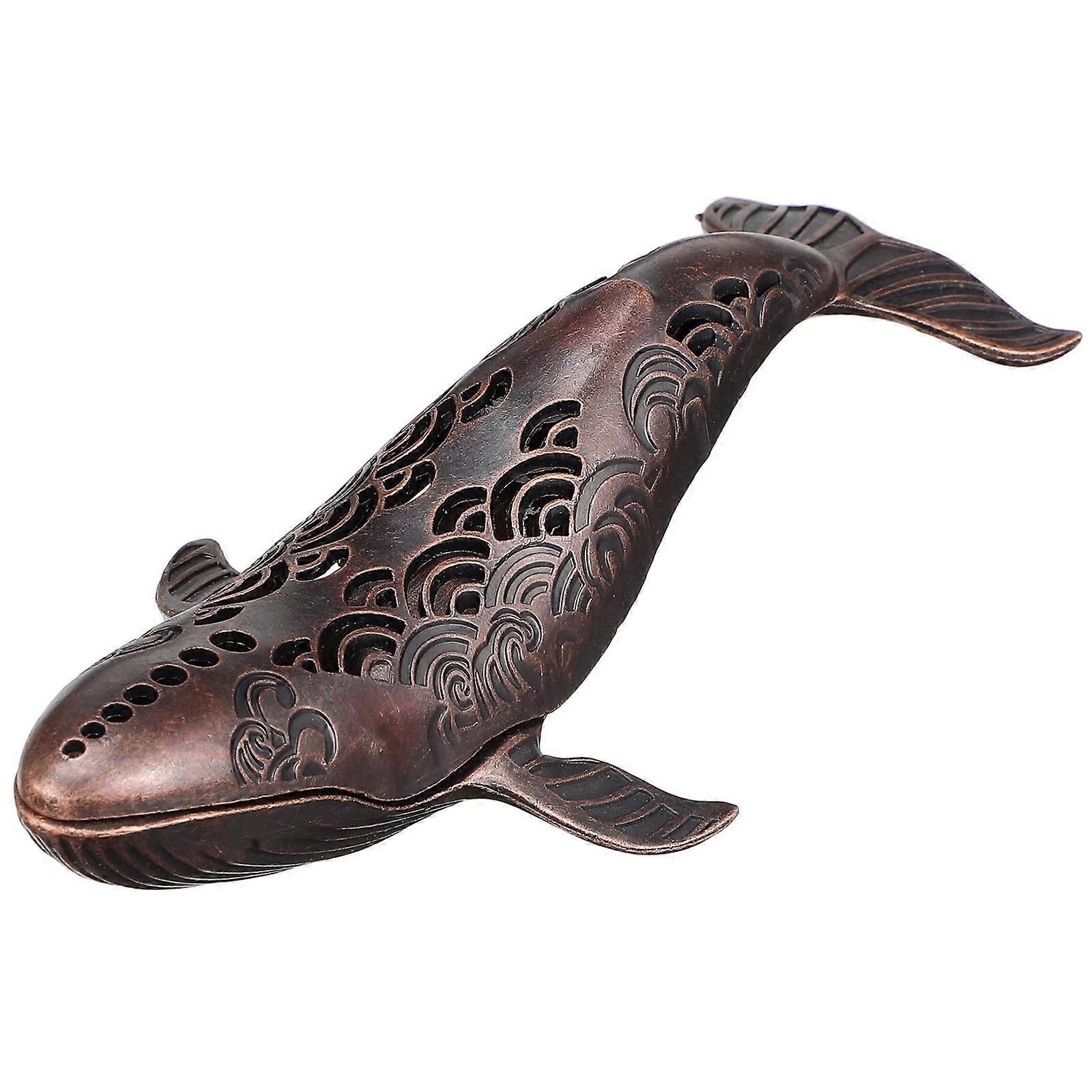 Decorative Incense Burner Vintage Fish Shape for 2Pcs Aromatic Use
