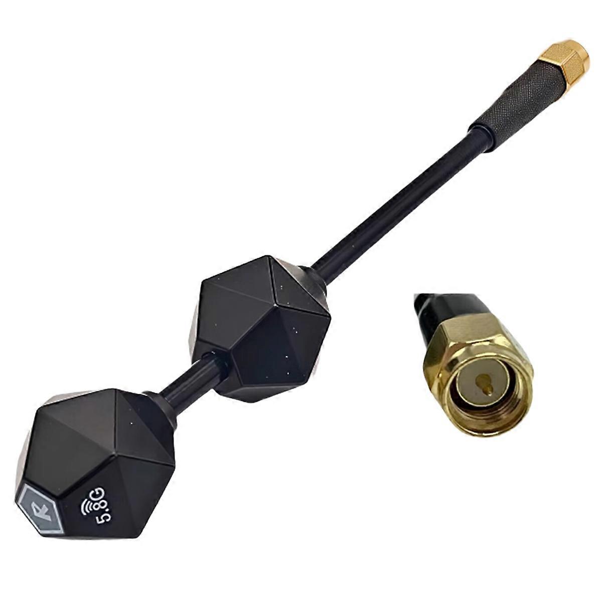 New 5.8G DUAL Antenna 5500-5950Mhz High Gain 6DBi SMA RHCP for RC FPV Quadcopter Drone Freestyle Ac