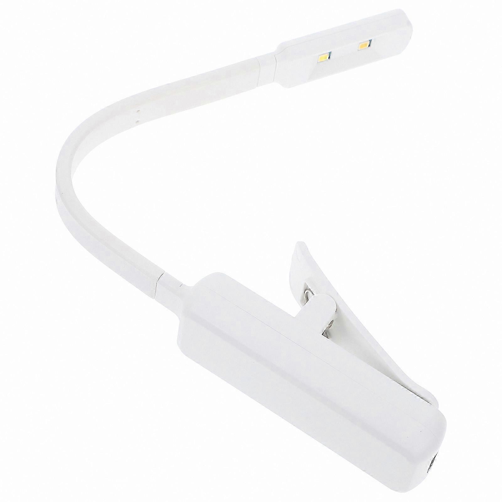 Adjustable LED Reading Light with Clamp for Books, Rechargeable and Flexible Design, Ideal for Bedroom and Study Use, 1 Set