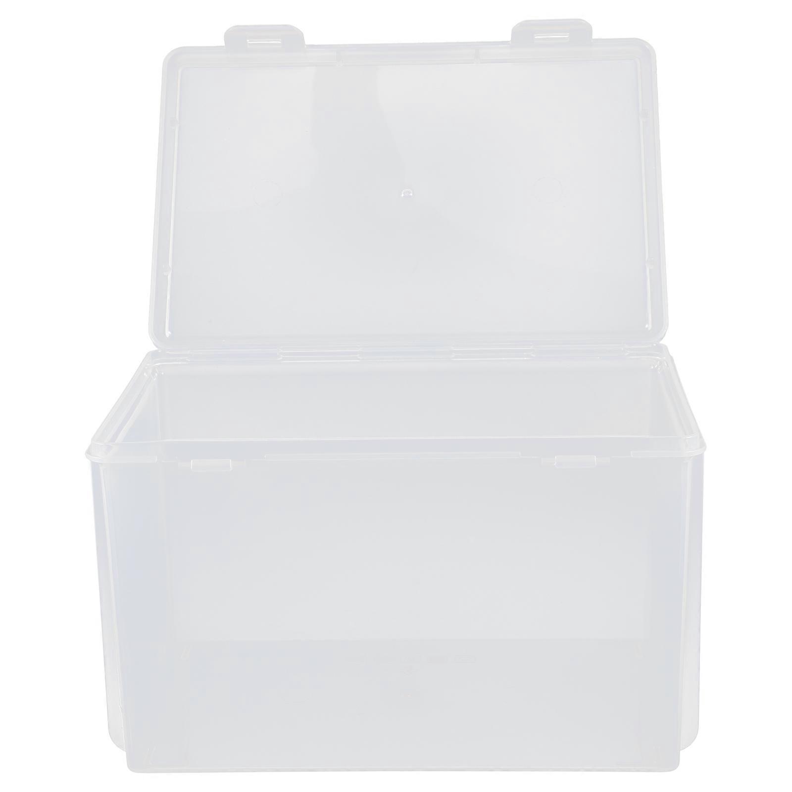 Clear Bread Storage Box Kitchen Container Sealed Storage Transparent 1Set