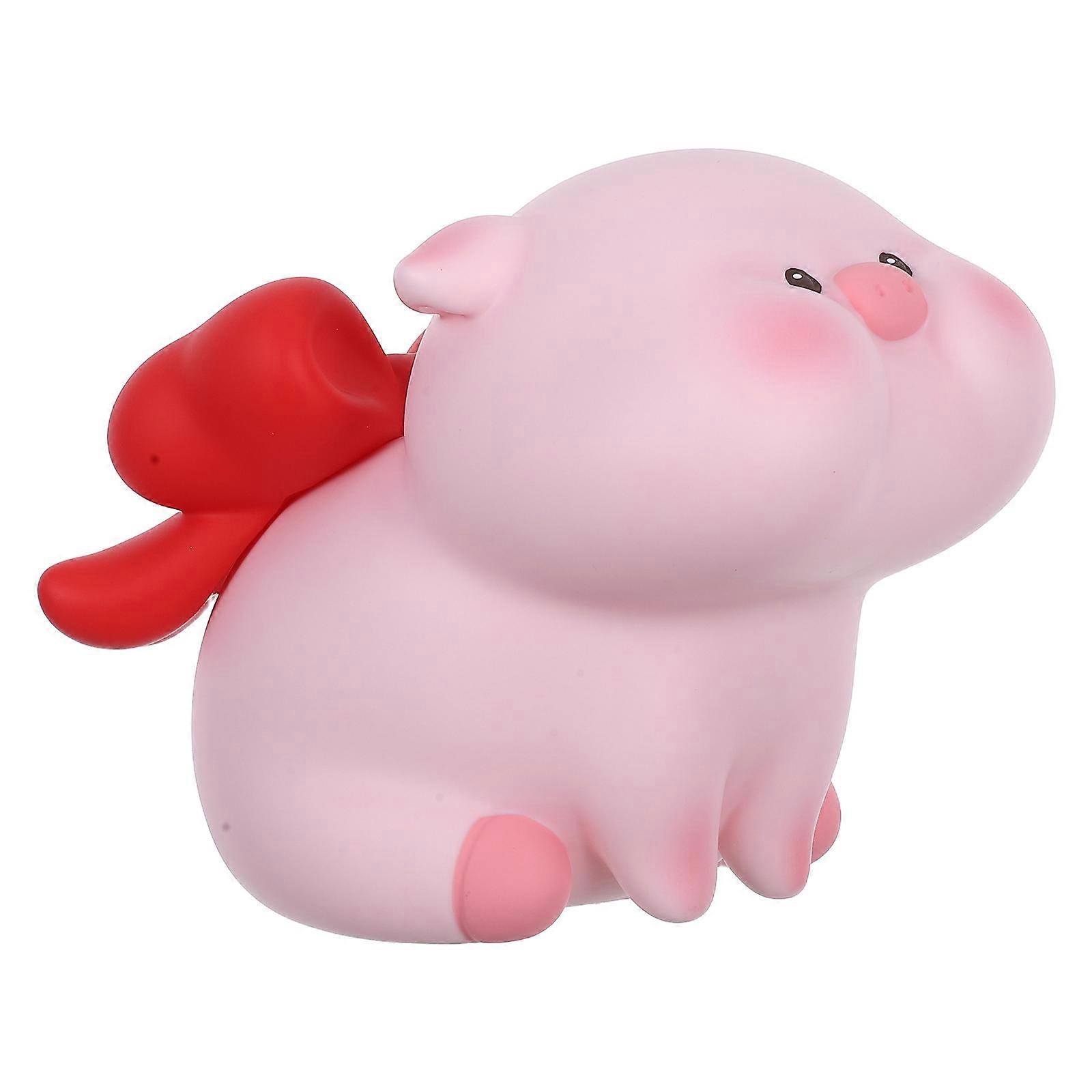 Pig Piggy Bank Practical Decorative Saving Pot for Money 4Pcs