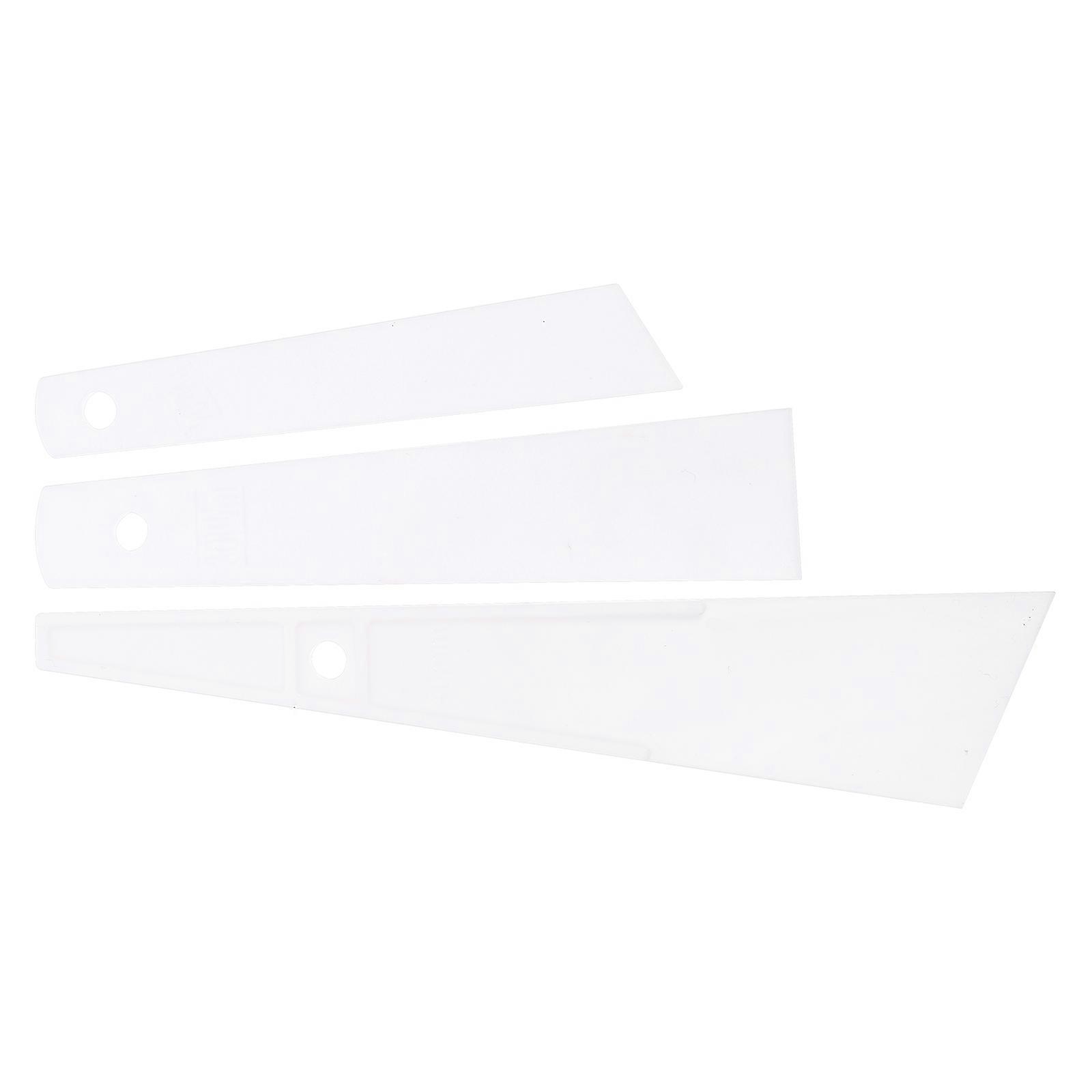 3Pcs Plastic Glue Smear Sticks for DIY Craft Use