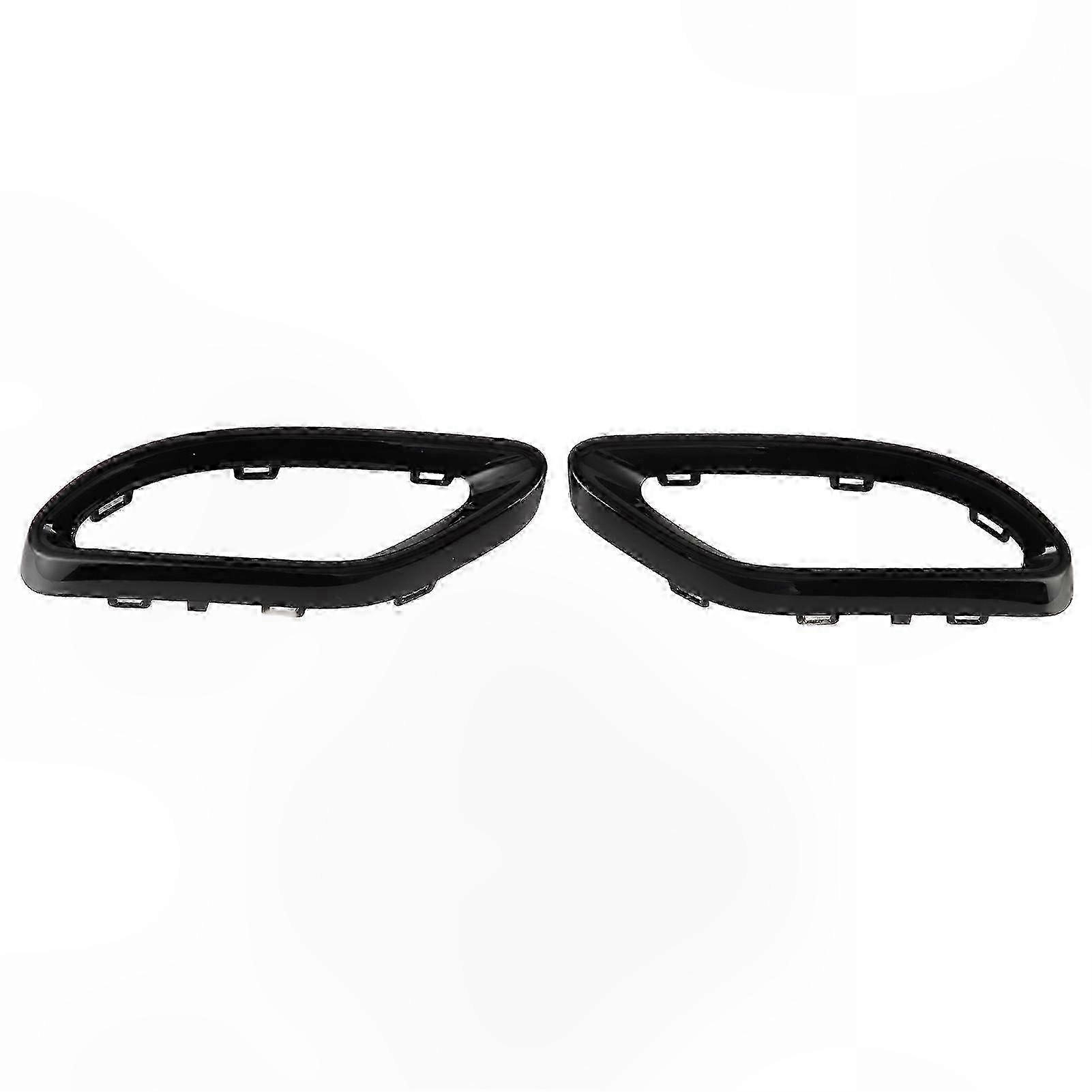 Gloss Black Exhaust Tip Cover Trims for A B C E GLC CLS Class Vehicles