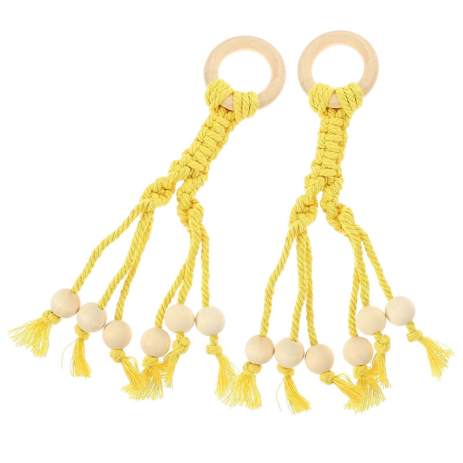 Banana Macrame Holder Kitchen Fruit Hanging Rope for 10Pcs Use
