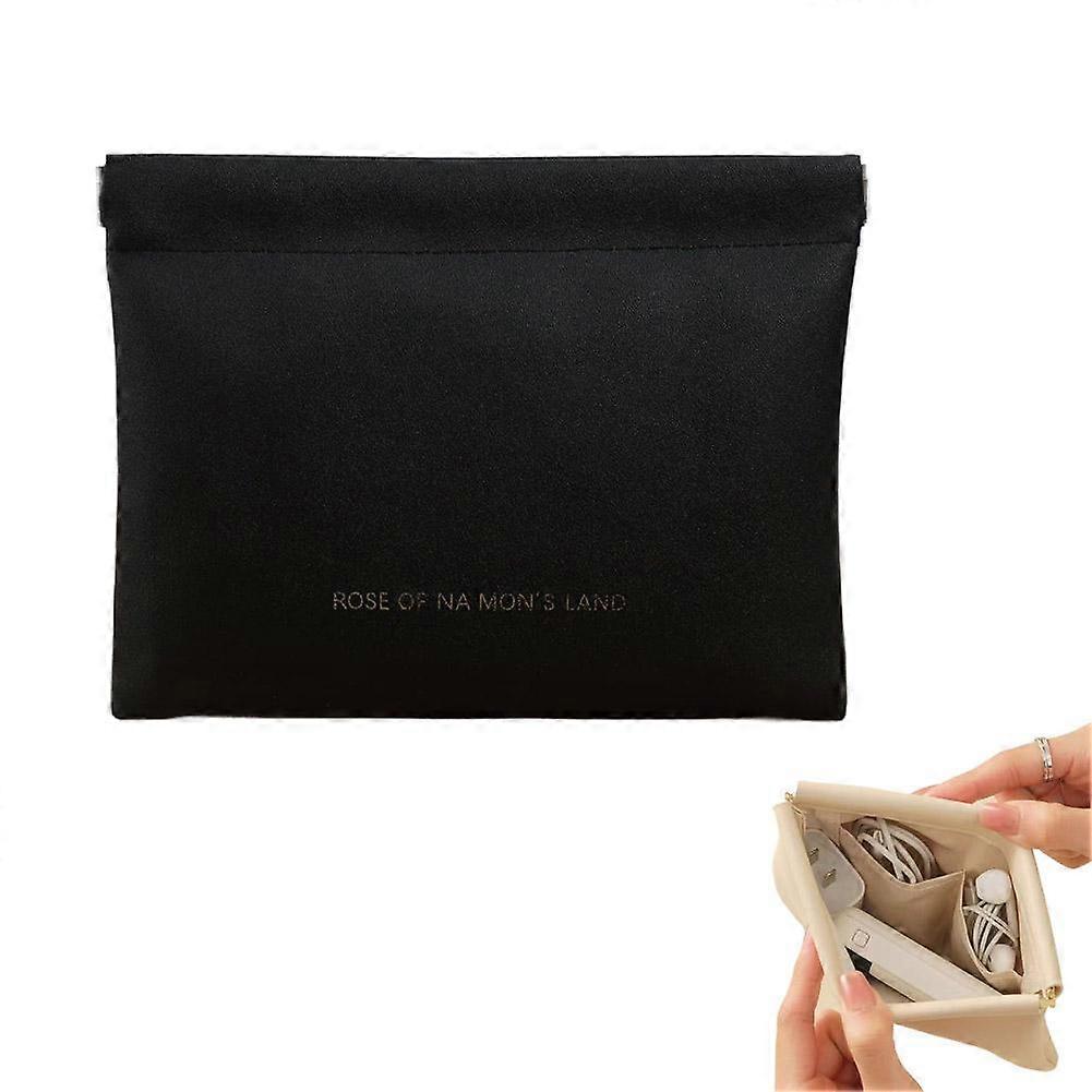 Makeup Bag Data Mini Portable Cable Digital Storage Bag Automatically Closes