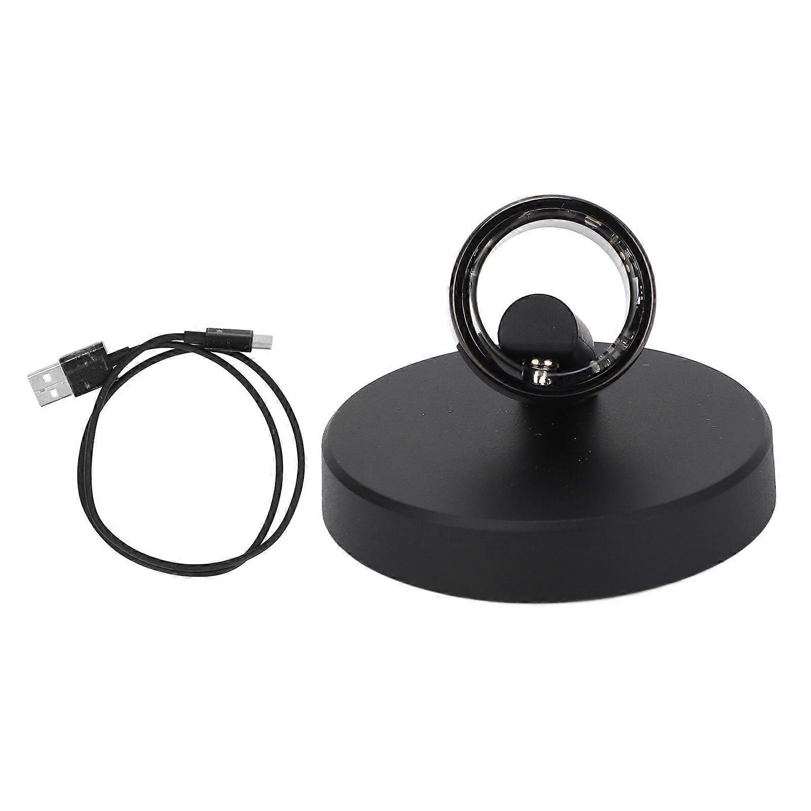 Smart Ring Health Tracker Sleep Monitoring IP68 Waterproof Fitness Tracker Ring Multiple Sports Modes Support for Daring APP