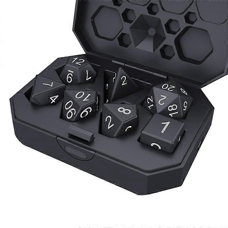 Electronic Dices USB Rechargeable Luminous Dices Glow DND Dices