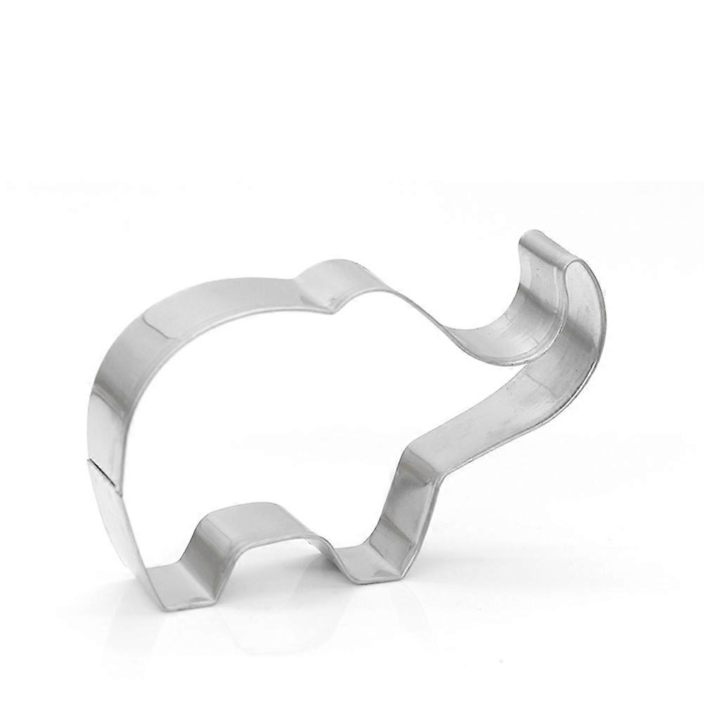 Elephant Shaped Cookie Cutter Stainless Steel for Cake Baking 4Pcs
