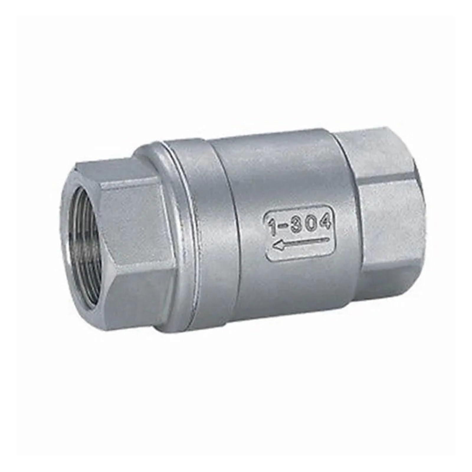 DN50 2' BSP Female Thread 304 Stainless Steel Inline Spring Valve Non One Way Valve 229 PSI Inline Check Valve