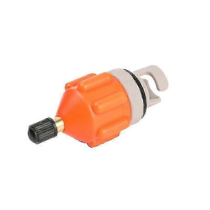 Orange 2 Piece Kayak Adapter Kit Sup Adapter Valve Inflator Pump Converter For Canoes Stand-up Paddleboards