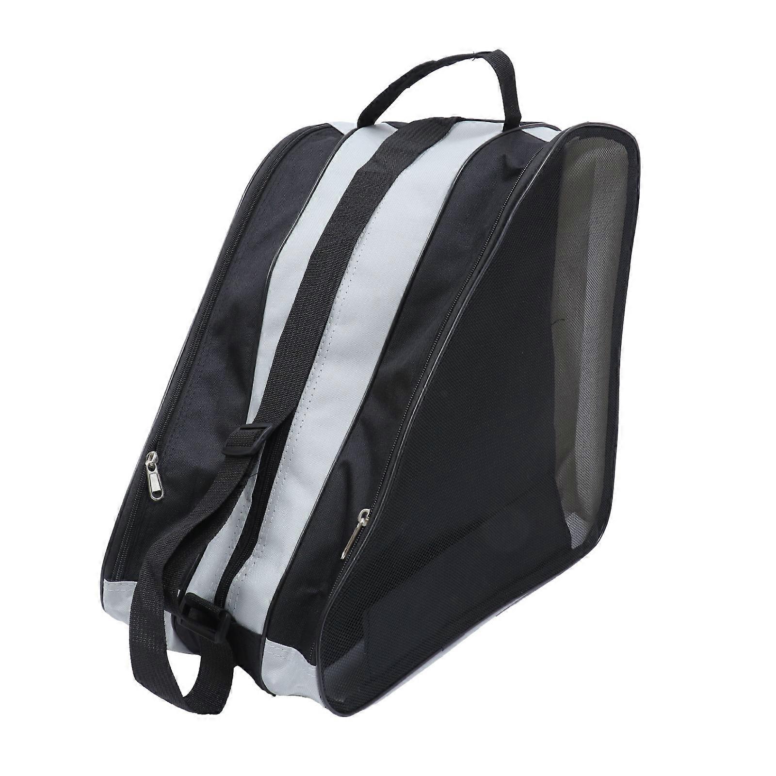 Black Storage Pouch for Roller Skates Made of Cloth Portable