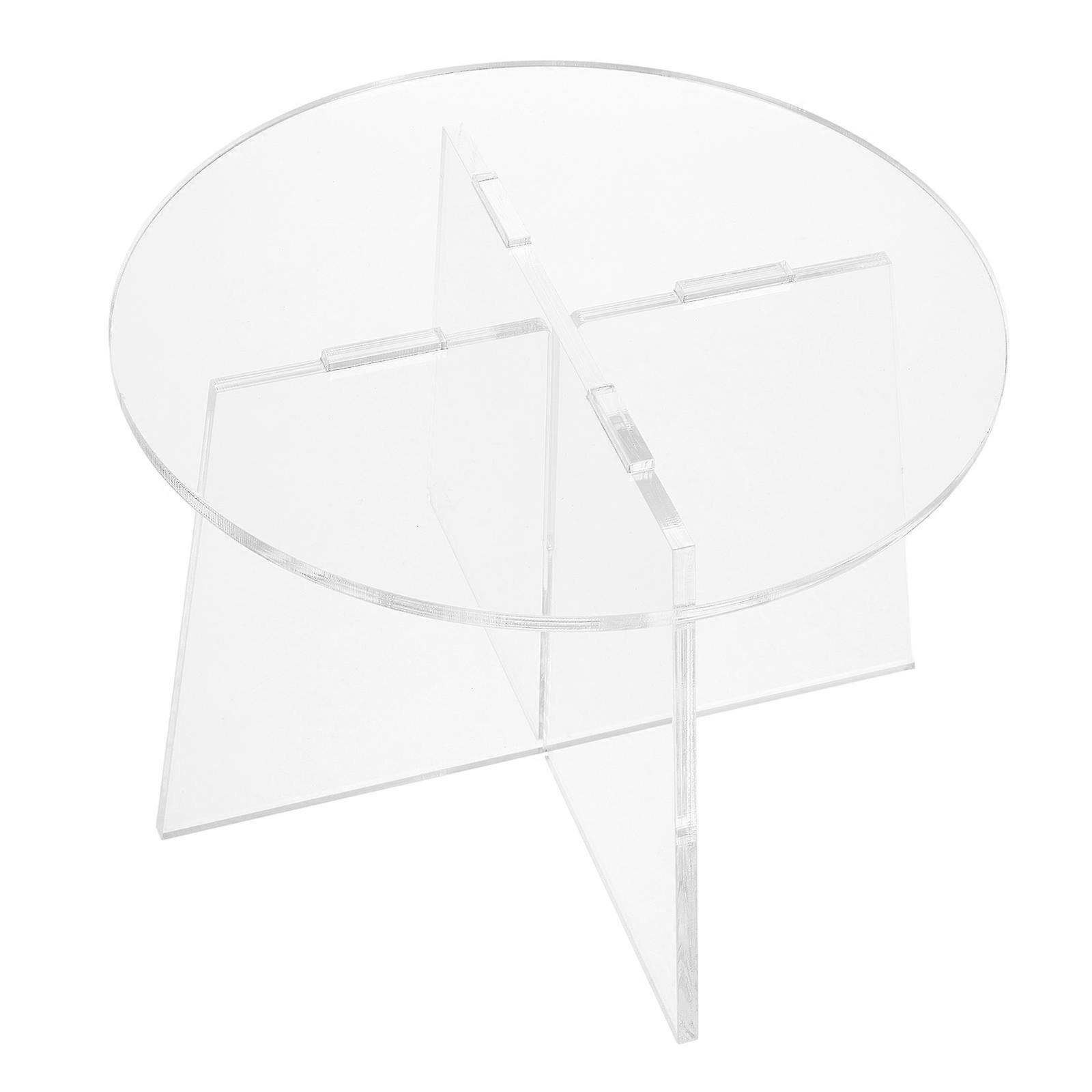 Acrylic Planter Stand for Displaying Plants with Stable Base 2Pcs