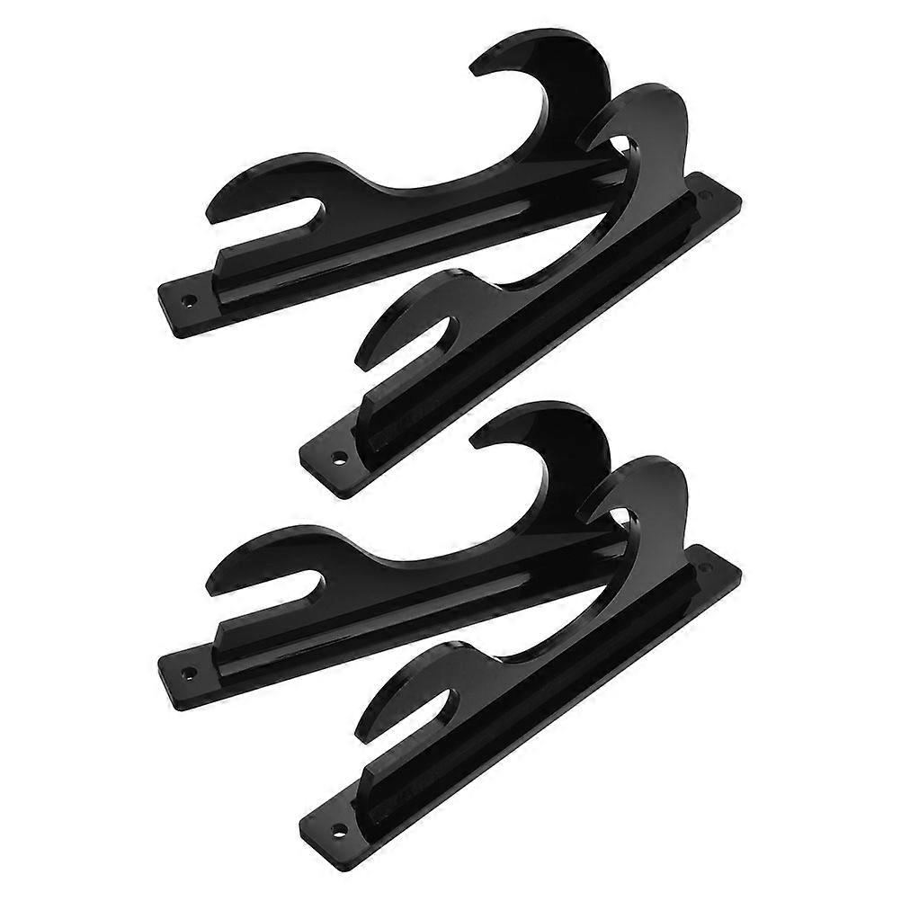 Acrylic Sword Display Stand Black 2Pairs Durable Sword Mount for Display