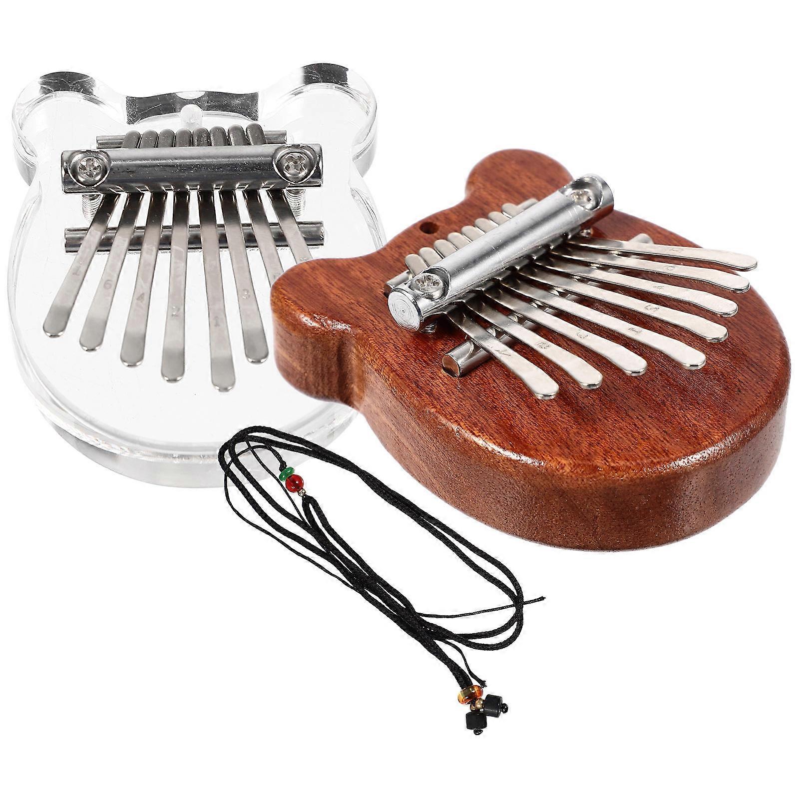 Cartoon Kalimba Thumb Piano for Music 10Pcs Mini 8 Note Instruments