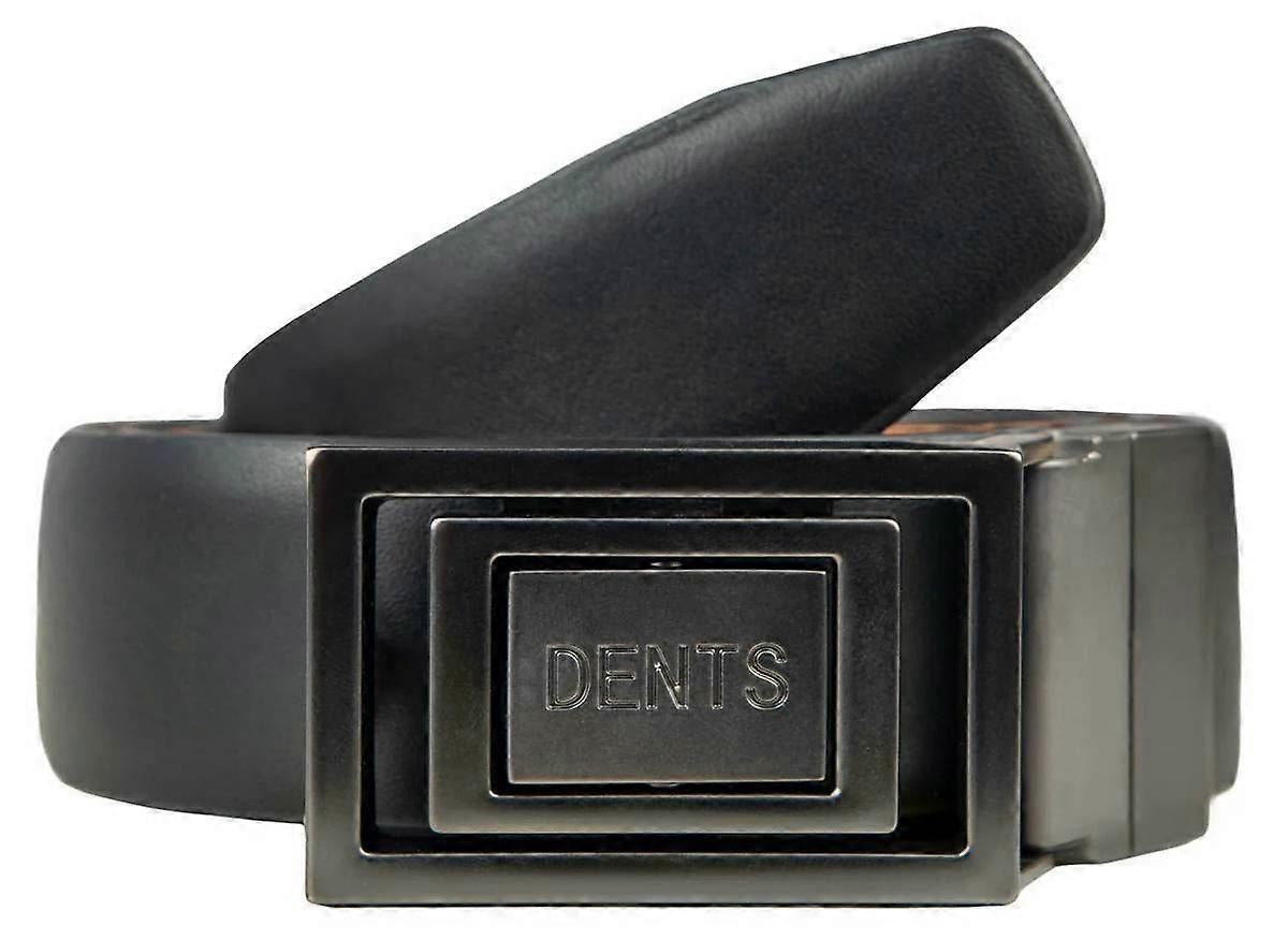 Dents Push Pin Reversible Leather Belt - Brown/Black