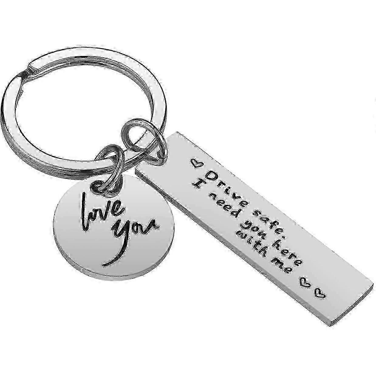 Stainless Steel Keychain for Safe Driving2025