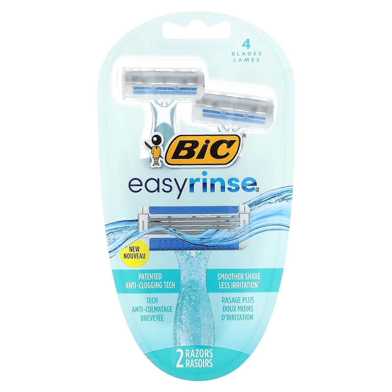 EasyRinse, Women's Disposable Razors, 2 Razors