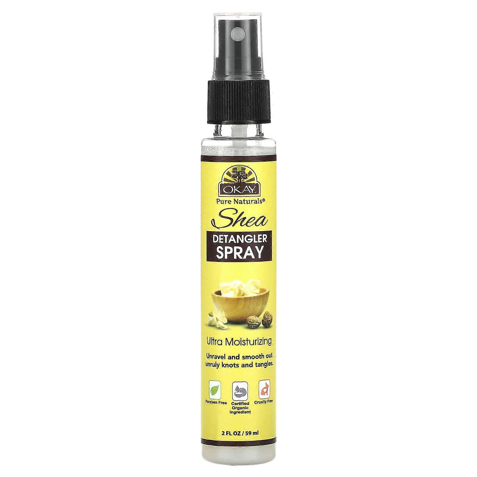 Shea Detangler Spray, 2 fl oz (59 ml)