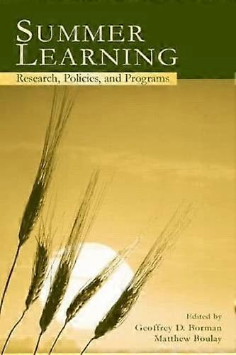 Summer Learning: Research Policies and Programs