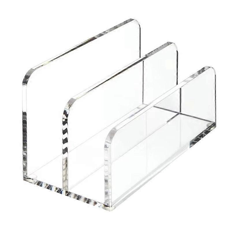 Acrylic Desk Organizer Box File Rack