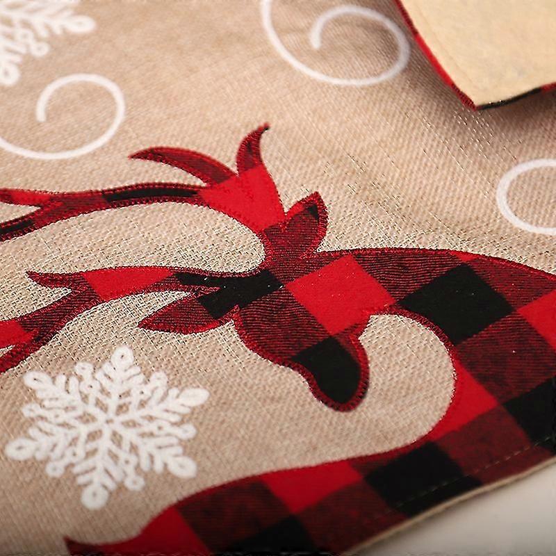Set Of 6 Christmas Table Mat Set,deer Design 45 X 35 Cm