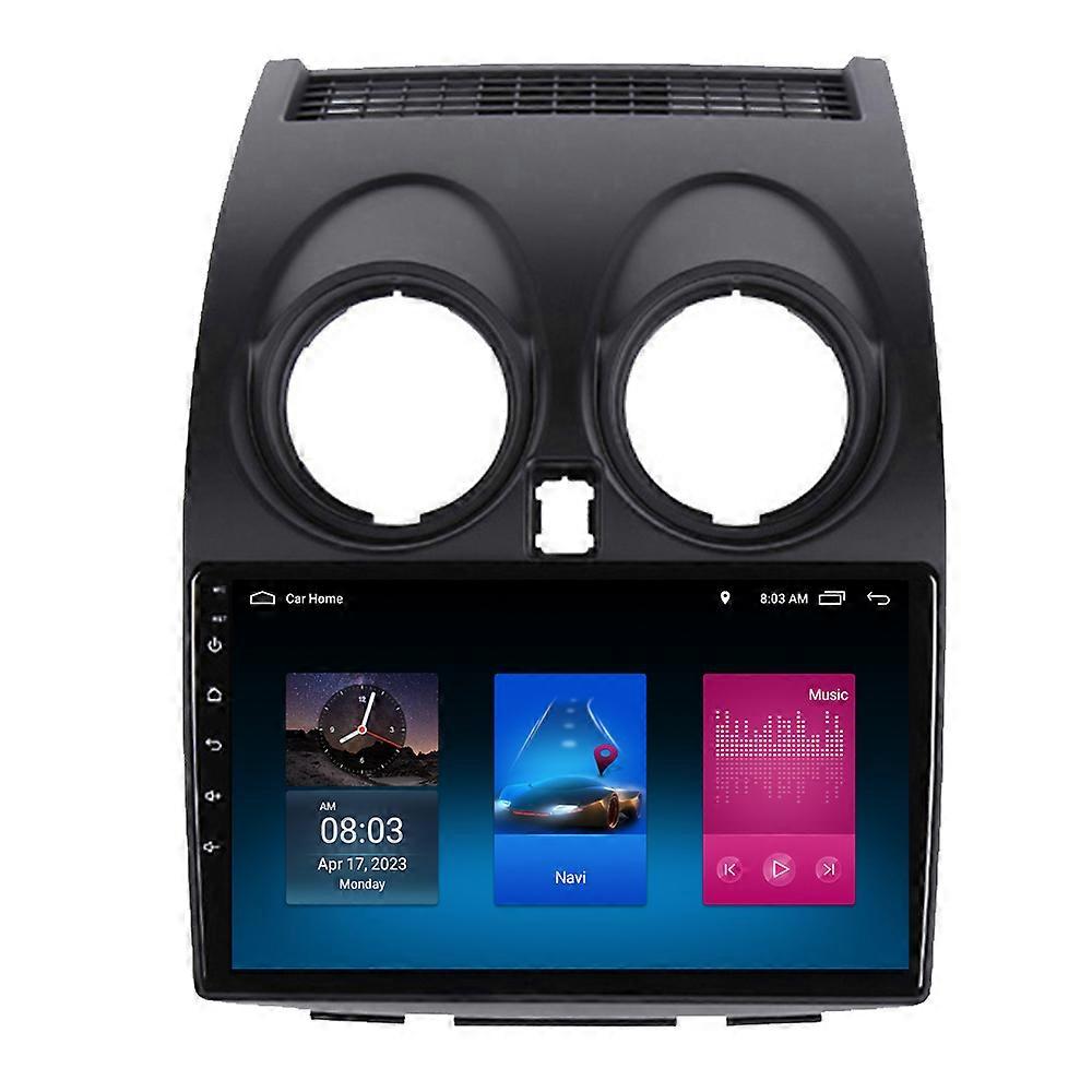 RoverOne Car Stereo Radio Bluetooth CarPlay Android Auto GPS Sat Nav Touch Screen for Nissan Qashqai 1 J10 2006 - 2013