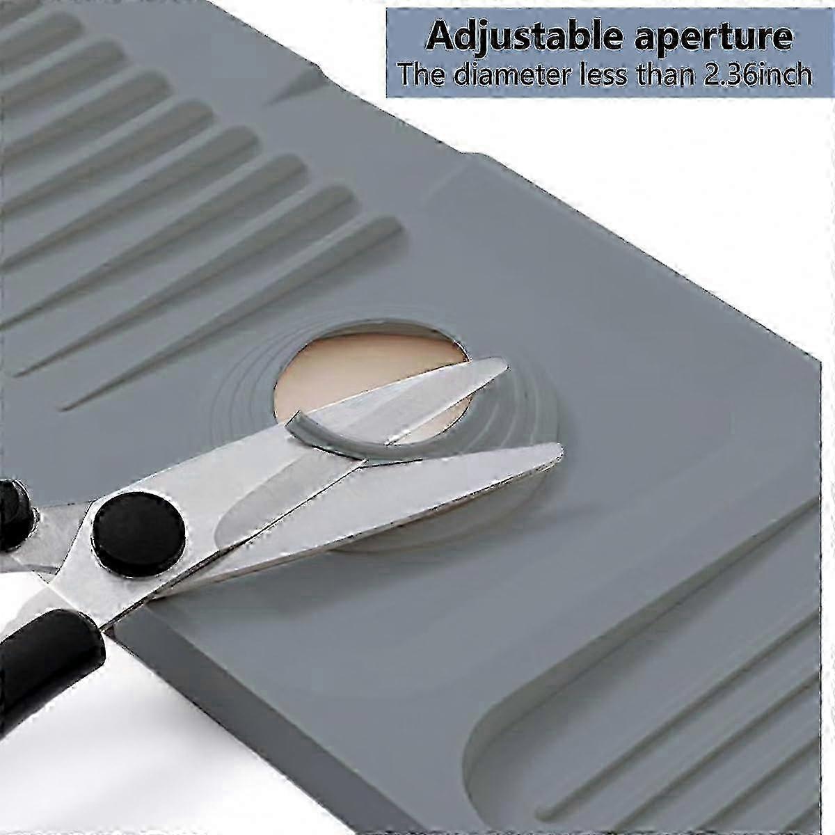 2 PCS Adjustable Silicone Sink Splash Guard for Kitchen Sink 23.6'