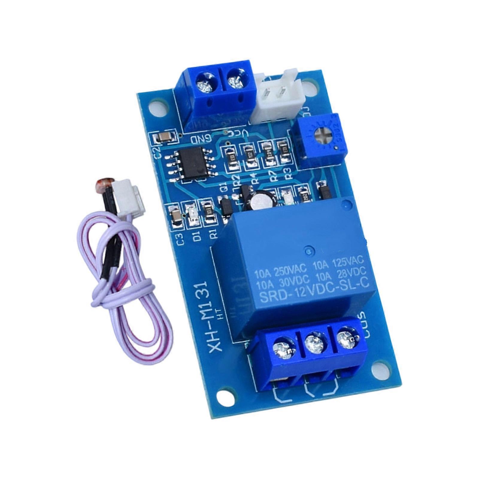 Auto Light Dimming Control Switching Module With Light Detection For DC5V/12V Systems Compatible for LED Lights And Fan Multicolor