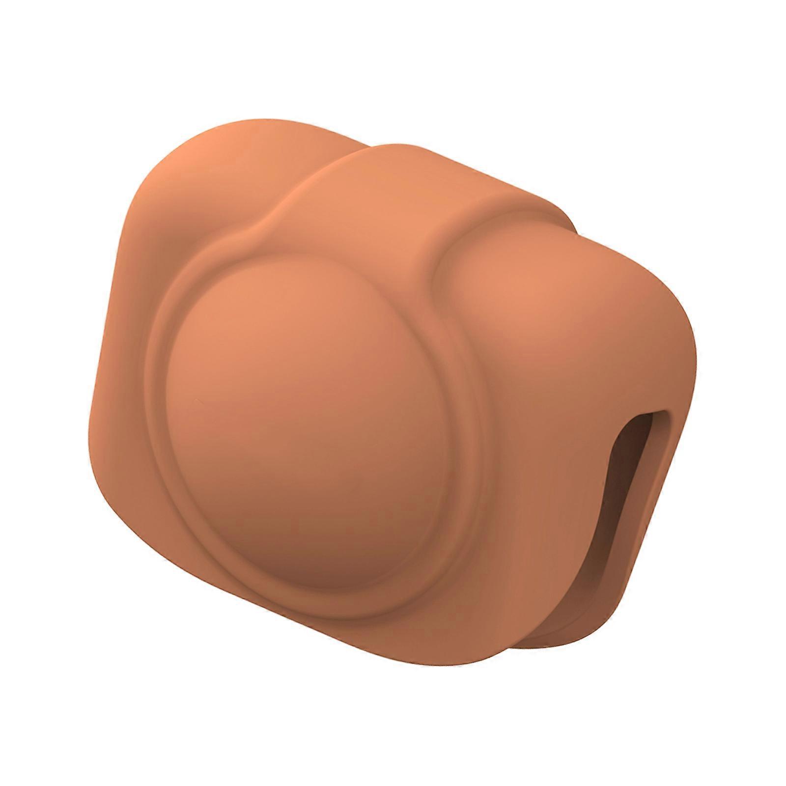 Lens Cap Protective Cover for 360 Camera Scratch Resistant Accessories Camera Easy Maintenance Lens Protector  brown