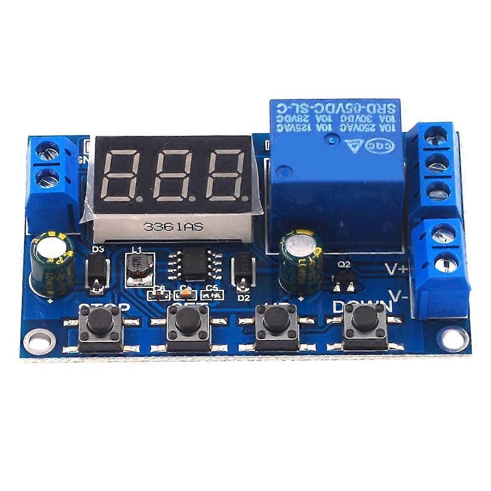 jixopn DC6-40V Battery Charge/Discharge Module LED Digital Display Integrated Voltmeter