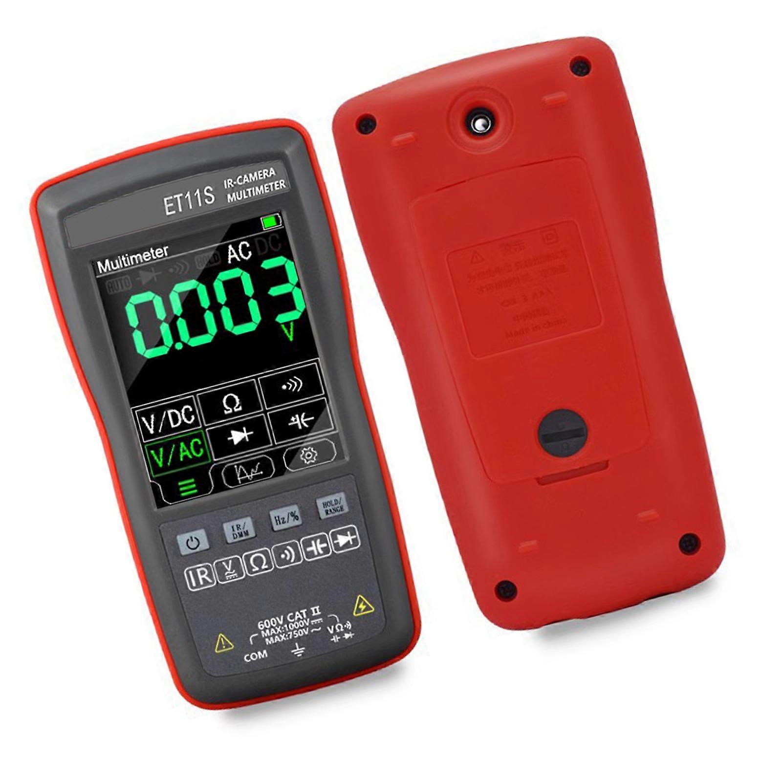 24x32 Thermal Imager Voltage Resistance Diode Test Meter 4000 Counts Multimeter 2.8Inch Thermal Imaging Camera Multicolor