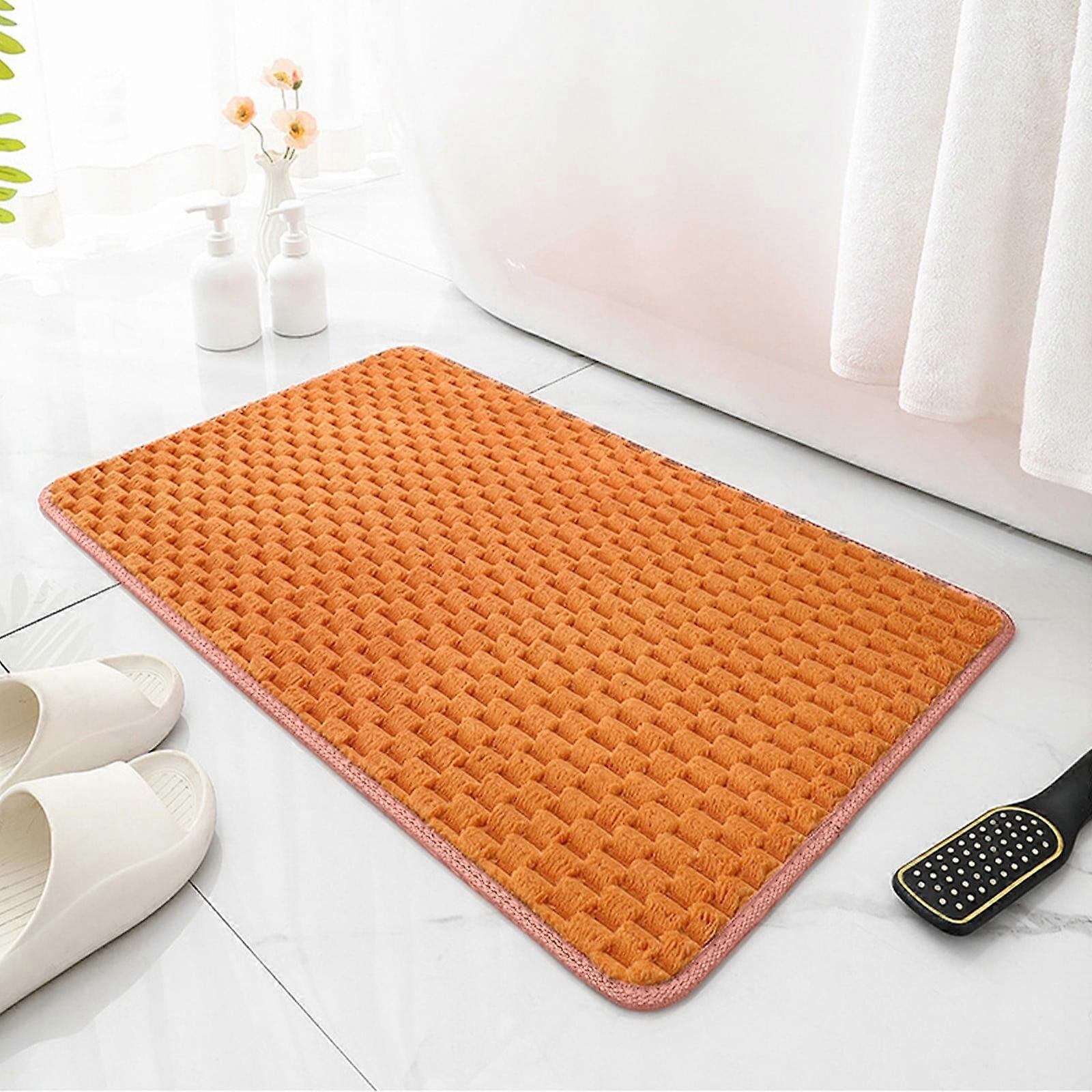 Hohaski Golden Turtle Velvet Carpet Soft Comfortable Breathable Quickly Absorbent Non Slip Door Mat