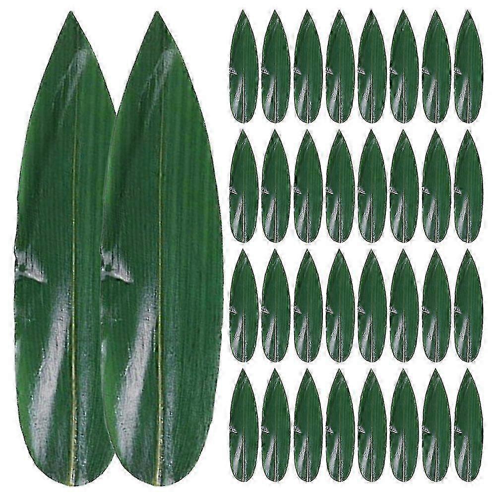 100pcs Sushi Bamboo Leaves - Authentic Japanese Kitchen Decor
