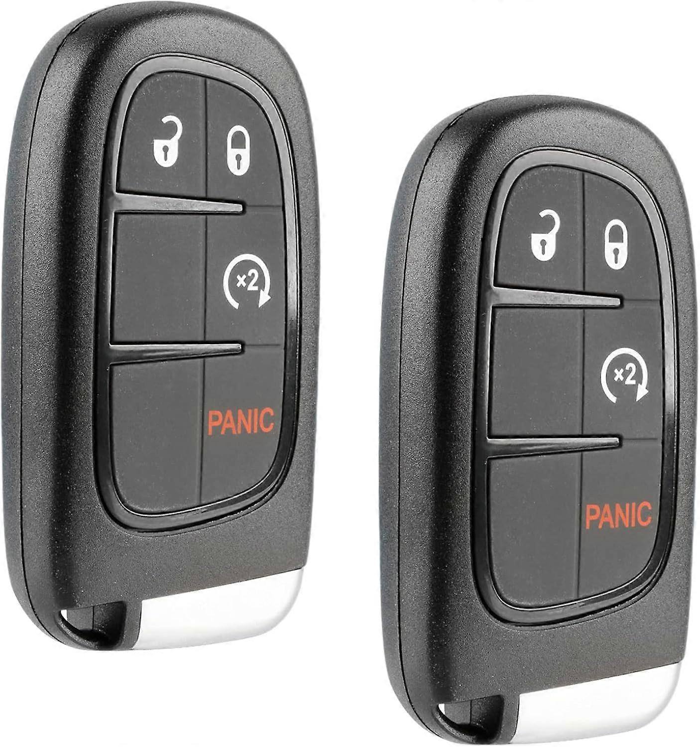 2 Key fits Ram 2013 2014 2015 2016 2017 2018 Smart Keyless Entry Remote Fob (GQ4-54T)