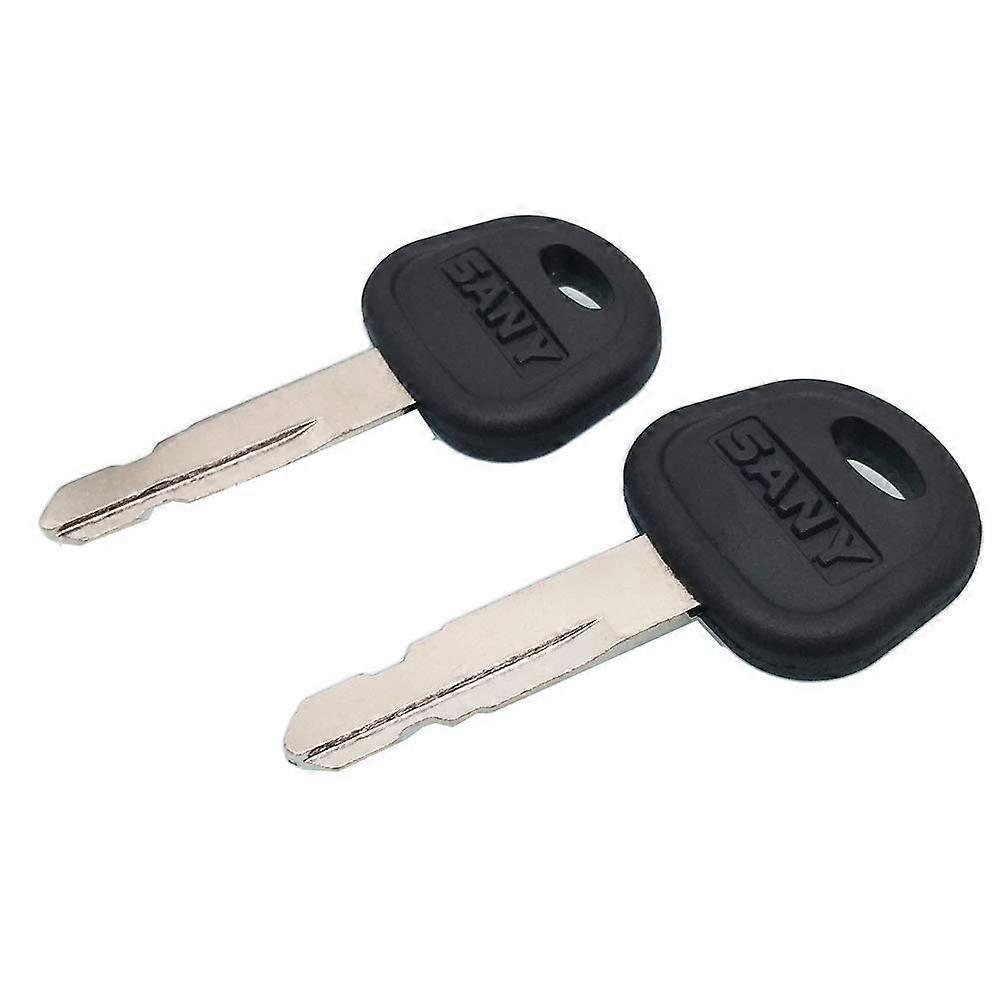 2 Pack Keys for Sany Excavator Heavy Equipment