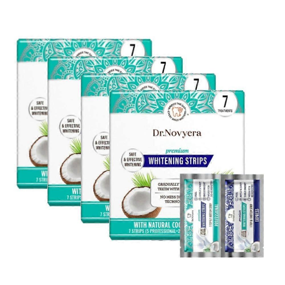 1-5Boxes Teeth Whitening Strips - 7-Day Treatment with Non-Slip, Dry Strip Technology