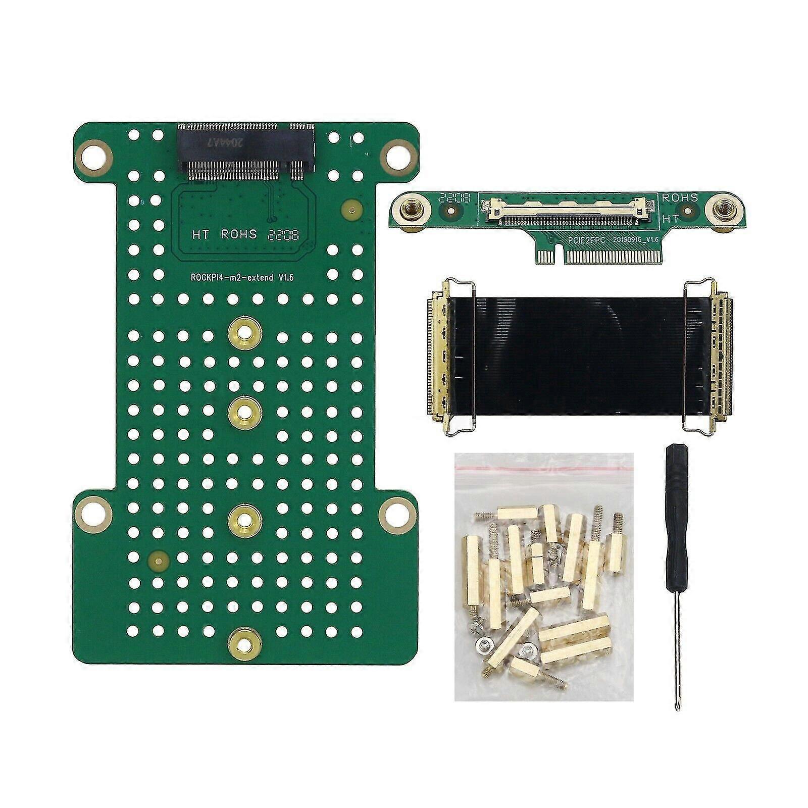 M.2 Extension Board Expansion Board V1.6 Dedicated For Rk3399 Radxa Rock Pi