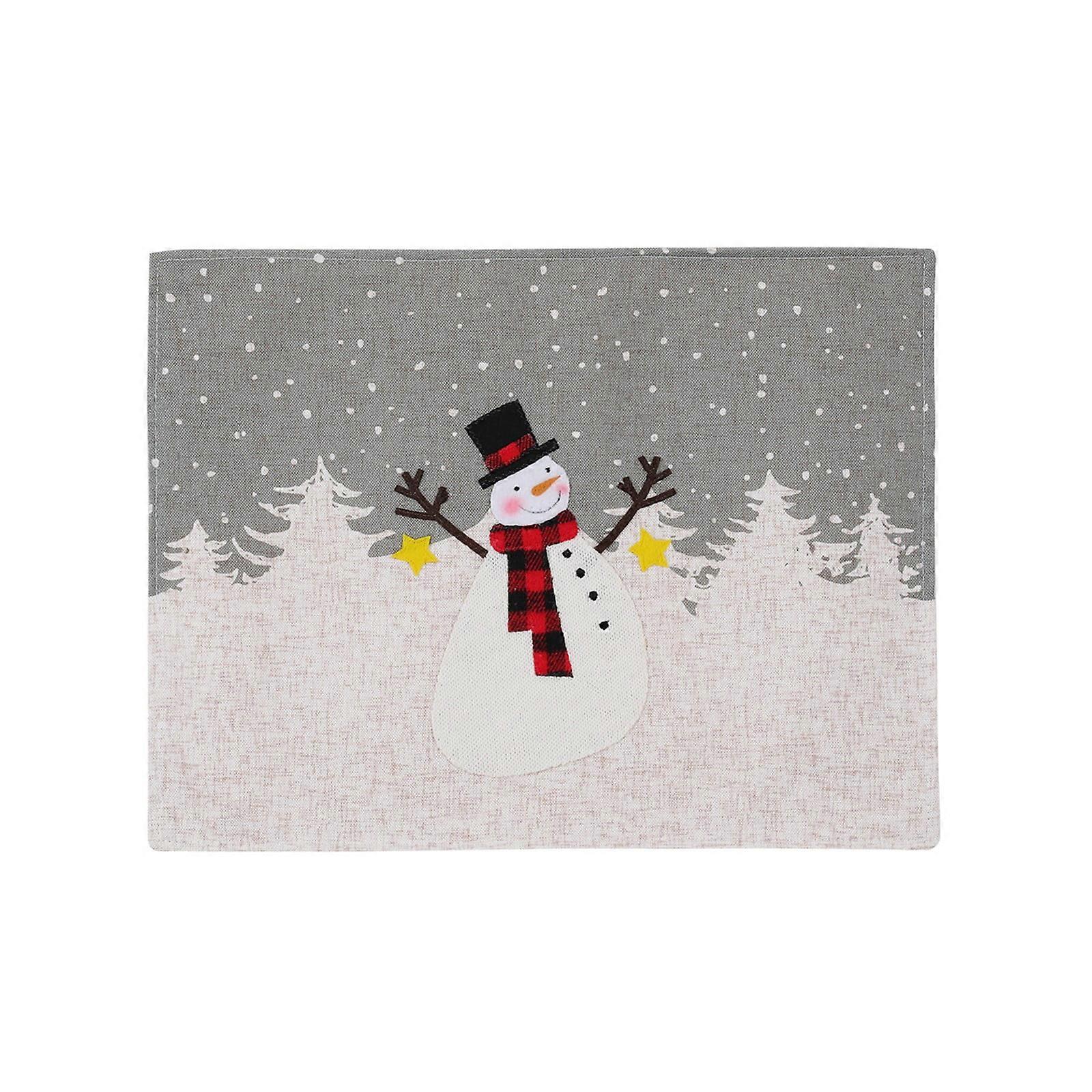 Clearance! Tswift Placemats Set of 4 Table Mat Hessian Placemat Washable Non Slip Heat Placemat Suitable for Party Kitchen Dining Decoration