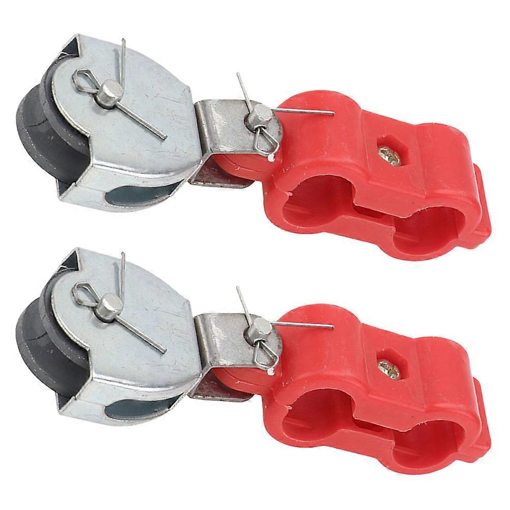 Steel Wire Pulley Hoisting Pulleys for Lifting Tasks 2Pcs Set