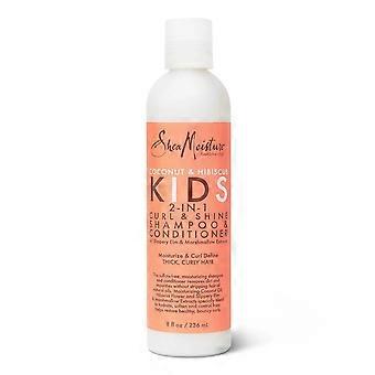 Sheamoisture 2-in-1 Shampoo & Conditioner For Kids, Coconut & Hibiscus, 8 Oz