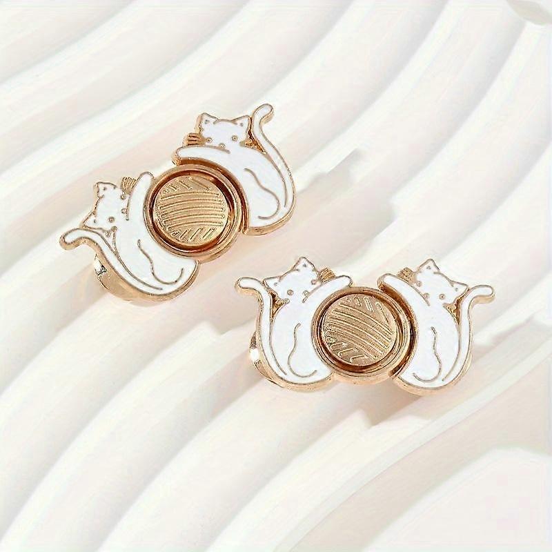 1pair Jean Button Pins, DIY Jean Button, Detachable Jean Button Pin, No Sewing Required, Perfect Fit Instant Jean Button