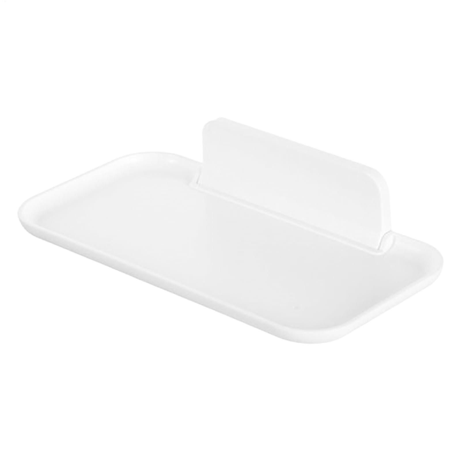 Adhesive Wall Shelf, Foldable Floating Storage Rack for Bathroom, Dorm Room and Home