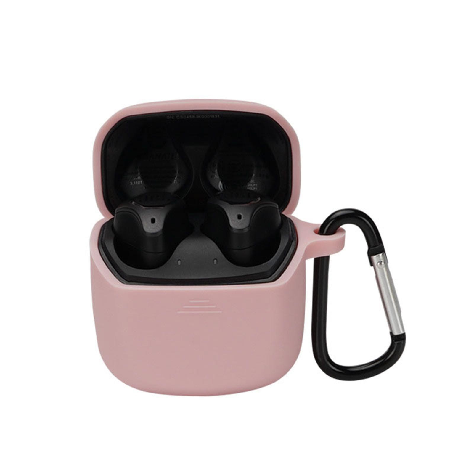 Wireless Headphone Protective Case With Carabiner Full-coverage Soft Cover